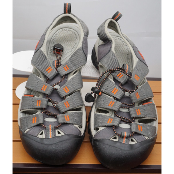 Keen Mens Newport H2 Sandal, Magnet/Nasturtium, Size 10 main image 4